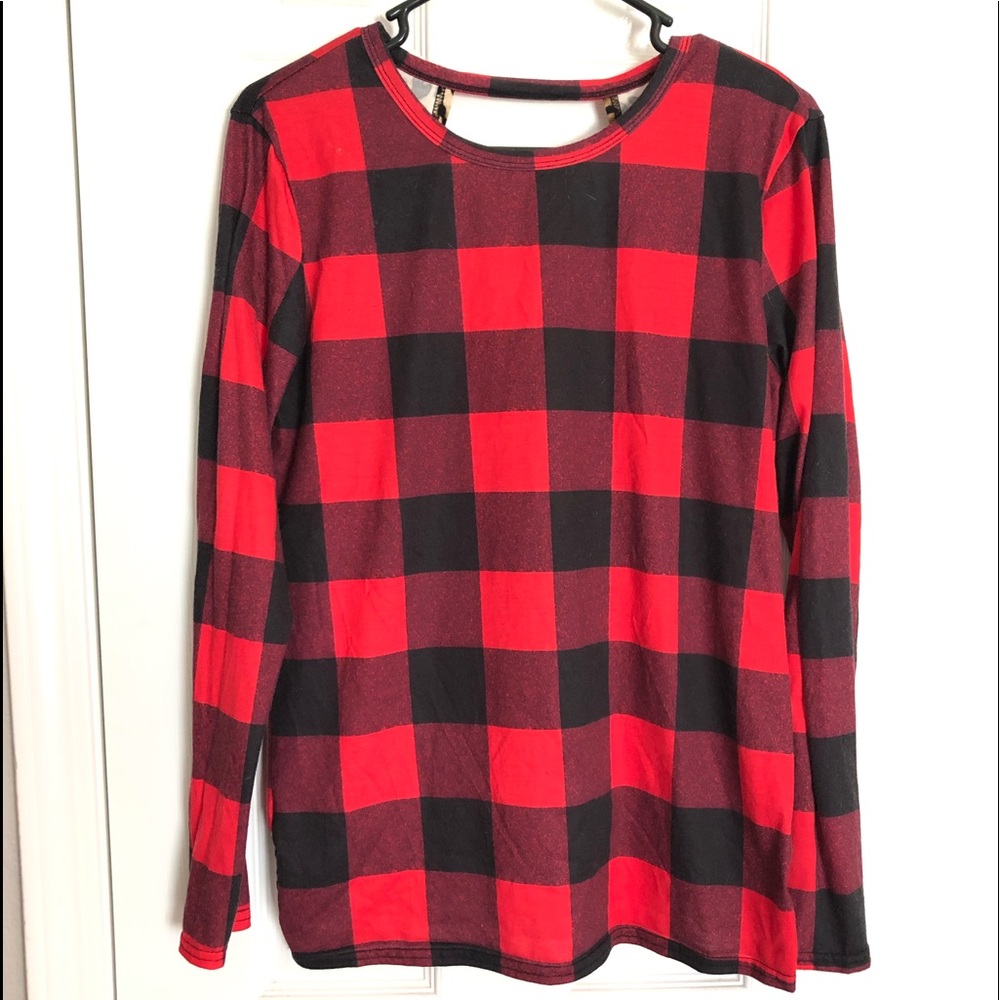 Plaid & Leopard shirt